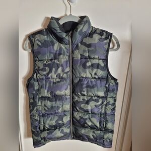 KIds Camouflage Puffer Vest